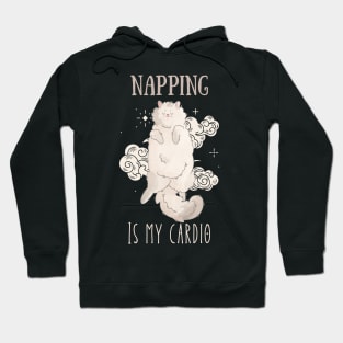 Napping is my cardio - Persian Cat - Gifts for cat lovers Hoodie
